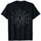 Spinnennetz mit schwarzer Spinne T-Shirt