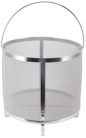 Hopfenspinnensieb für Bierbrauen, 250-Mikrometer-Maschenweite, Edelstahl, Bierbrauen, Trockener Trichterfilter mit Ständer, Homebrew-Hopfen-Hopfenfilter, Teekesselfilter für das Bierbrauen zu Hause