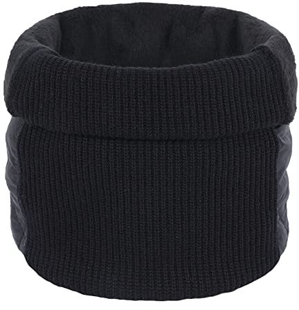 Unisex Strickschal Winter Schlauchschal Loop Schal Rundschal Dick Fleece Halswärmer Gefüttert Thermo Halsschlauch Halstuch Schlauch Nackenwärmer Herren Damen Winter zum Sport Ski Herren Damen