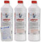 DEWEPRO-Set: SANIT RohrBombe (3066) - 3 Flaschen à 1000ml - Der alternative Rohrreiniger - säurefrei löst er Verstopfungen, insbesondere verursacht durch Haare - inkl. 1 St. DEWEPRO® Single Scrubs