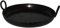 Heavy Duty Street Style Commercial Iron Indian Kadai Wok, Round Shape with Flat Bottom, Ideal for Jalebi and Other Catering Cooking / Frying - Extra Large Size Options (18'' Inch)