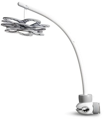 Munchkin Baby Bloom Mobile für Munchkin Bluetooth Baby-Wippen-Schaukel | Schwarze und weiße Blume mit Spiegel in der Mitte für Babyunterhaltung | Modernes Design mit einfachem Clip-On-Feature