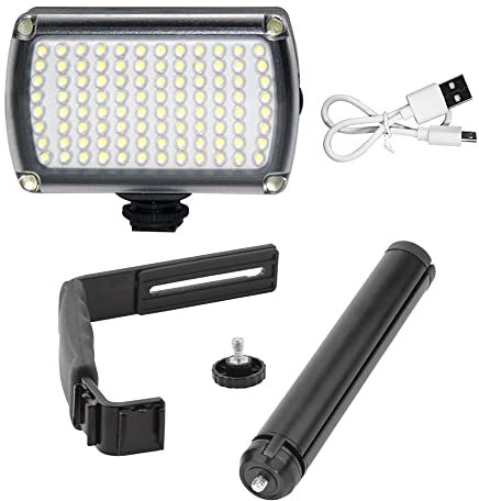 [Drone parts] For LED Light for DJI OM 4 OSMO Mobile 2 3 for Zhiyun Smooth 4 for Feiyu Moza Expansion Bracket Vlog Live Video Gimbal Stabilizer Accessory [Easy to use] (Color : Pink)