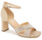 XOXO Damen Fideli-b Pumps, Taupe, 40 EU