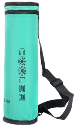 Trinkflaschenhalter,Trinkflasche Tasche Hülle,Wasserflaschenhülle Flaschenhalter Mit Verstellbarem Schultergurt,Schutzhülle für Thermobecher,für Camping Wandern Spazieren Reisen,Blau B