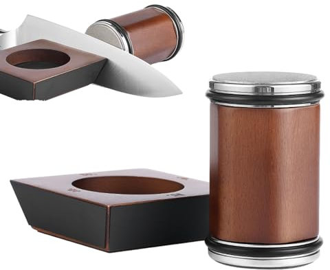 MAYJAI Cup Knife Sharpener, Diamond Knife Sharpening Roller, 15° 18° 20° 22°