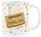 Purely Home Malted Milk Ceramic Mug - Novelty British Biscuits/Cookie Print - Tea Coffee Gift/Present Mug