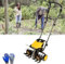 JSY Garden Gear Motobineuse électrique de Jardin, cultivateur électrique à Faible Bruit de 2400 W, Largeur de labourage 45 cm, Profondeur de Travail 22 cm Cultivateur Rotatif, Jardin, Champ