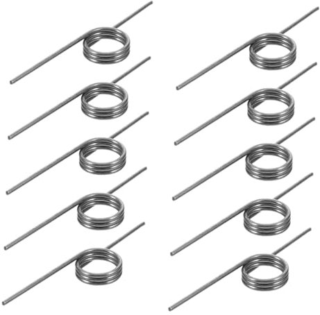 TOGEVAL 10Pcs Torsional Springs for Storage Buckets Wire Springs for Garbage Cans Rubbish and Outdoor Bins Essential Repair Parts for Efficient
