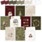 LEBENSKOMPASS® Weihnachtskarten Set - Weihnachtspostkartenn Grün, Rot & Beige – Weihnachtskarten mit Umschlag in stilvollen Designs – Christmas Cards