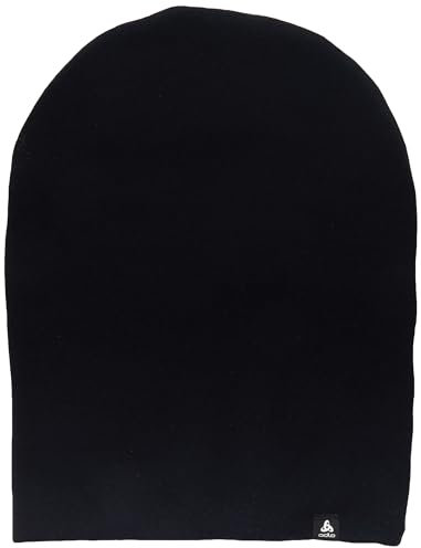 Odlo Unisex Mütze Herren Damen Merino Warm Sportmütze I Beanie Winter Accessory Set, Black