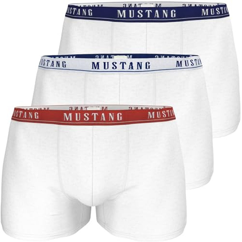 MUSTANG Retro-Pants Herren Unterhose Boxershorts Unterwäsche 3er Pack