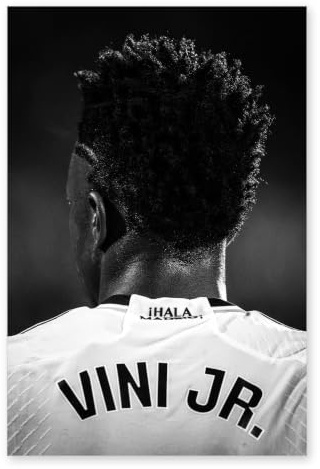 25 Artstreet Vini Jr Schwarz-Weiß Fotografie Poster | Kunstdruck | 180 g mattes Papier | Wanddeko für Wohnzimmer und Jugendzimmer | 50 x 70 cm