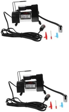 PartyKindom 2sätze Tragbarer Fahrzeug-luftkompressor Mit Lcd-display Effiziente Reifeninflation Und Deflation Für Fahrräder Und Sportgeräte Und Leistungsstark Für Unterwegs