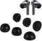 Aiivioll Silikon-Ohrstöpsel für Samsung Galaxy Buds3 pro 6 Stück（S/M/L ） Ersatz-Ohrstöpsel aus Silikon für Samsung Galaxy Buds3 pro (Schwarz)