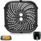 GXF Air Fryer Accessories for Russell Hobbs 8L 27170 Rapid Digital Air Fryer, 24 × 24 CM Food Grade Air Fryer Replacement Parts Replacement Tray Rack Baking Pan Grill Pan Grill Plate Crisper Plate