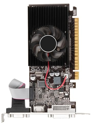 GT610 Scheda Grafica 2GB/DDR3/64bit Scheda Video di Memoria Computer Scheda Grafica Con Porta VGA Per Ufficio Intrattenimento