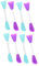 HOMSFOU 8pcs Double Ended Painting Spatula for Oil Painting Lightweight Mixing Tools for Pigment and Versatile Art Supplies for Creative Projects