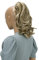 CAISHA 35cm Haarteil Helena Zopf Haarverlängerung mit Butterflyklammer Voluminös Gewellt Dunkelblond Mix H94