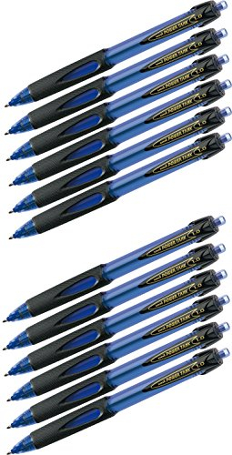 Kugelschreiber uni-ball® Powertank mit Druckmechanik (12 Stück blau)