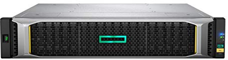 Hewlett Packard Enterprise MSA 2052 SAN Dual Controller SFF Multi-Laufwerk 1,6 TB Rack (2U) Schwarz, Silber - Multimedia Laufwerk (SSD, 1,6 TB, SSD, 614 TB, Serial Attached SCSI) 800 GB