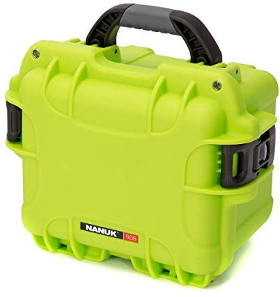 Nanuk 908 Hartschalenkoffer, wasserfest, Limettengrün