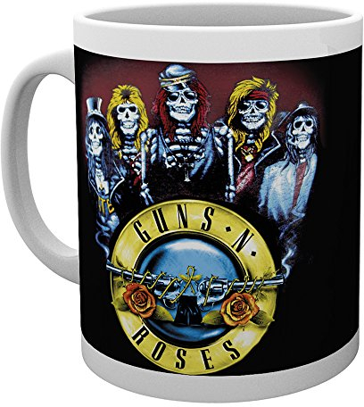 GB Eye Ltd, Guns N Roses, Skelett, Tasse, Keramik, Verschiedene, 15 x 10 x 9 cm