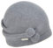 Seeberger Damenmütze aus Beanie aus Wolle, Walkbeanie mit Mini-Pompons, Einheitsgröße, Herbst/Winter, Mittelgrau Smoke, One size