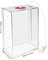 Aquarium Choice Acryli Made Flüssigkeits-Aufbewahrungseimer, Pumpbehälter, 12,9 x 19,8 x 27,9 cm, 5000 ml/5 l (rot)