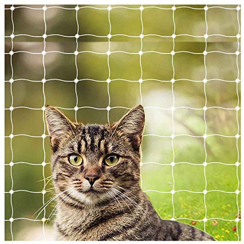 Hmpet Cat Safe Net,Anti Bird Nylon Net Deer Fence Garden Fence And Crops Protective Fencing Mesh Anti Bird Deer for Digging Stopper Deterrent Mat for Garden And Fence,3 * 6m