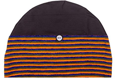 Surfbrett Leine 8'0 240 cm Surfbrett Socke 8 Ft. Surfing Longboard Round Nose Soft Cover Sack-Schutz Stretch Terry Knit Fabric Surfbrettwachs (Color : Orange Blue Green)