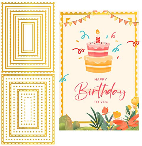 INFUNLY 13pcs Rectangle Hot Foil Plate Glimmer Hot Foil Plates Bundle Pink Metal DIY Foil Paper Plate for DIY Embossing Scrapbooking Decor Greeting Cards Making