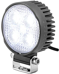 AdLuminis LED Arbeitsscheinwerfer, 24 Watt 2200 Lumen, 51,6°, 12V 24V, IP67 IP69K Schutzklasse, 5000K, Temperatur Control System, Rückfahrscheinwerfer, Suchscheinwerfer