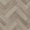 247Floors Plank Effect Vinyl Flooring 2.4mm Thick Lino for Bathroom Kitchen Hall (Grey Classic Herringbone, 4m x 4m)