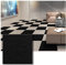 10 Stück Teppichfliesen, Selbstklebender Quadratischer Teppich, rutschfeste Kommerzielle Teppichbodenfliesen, Spleißen Von Teppichfliesen Für Den Wohnbereich(Size:60x60cm,Color:Schwarz)