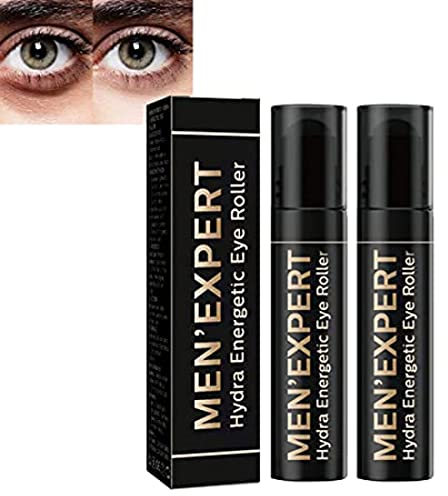 2PCS Men’Expert Hydra Energetic Augenroller, Mens Expert Hydra Energetic Augenroller, Men Plus Expert Hydra Energetic Augenroller, Energetic Eye Roll-on für Gegen Falten Und Augenringe, 10ml