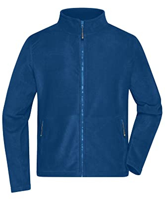 James & Nicholson Herren Microfleece Jacke - Klassisch geschnittene Jacke aus pillingfreiem Microfleece