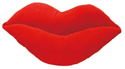 BESPORTBLE Plüschiges Kuscheltier Kissen In Lippenform: Wendekissen Weichem Samt Valentinstagsgeschenk Für Mädchen Kissen In Lippenform Für Schlafzimmer 45 X 26 cm Bettkissen