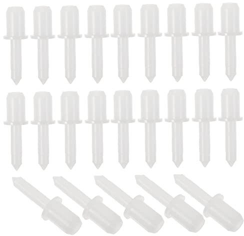 MAGICLULU Replacement Repair 60pcs Replacement Plantation Shutter Repair kit Louvers Staples Replacement for Windows Spring Loaded Repair
