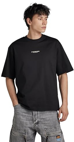 G-Star RAW Herren Center Chest Boxy T-Shirt, Schwarz (dk Black D24780-C336-6484), L