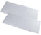 Fackelmann 9921350 Lot de 2 Filtres pour hotte, Filtre hotte, Filtre Anti-Graisse, Polyester Blanc, 114 cm x 47 cm