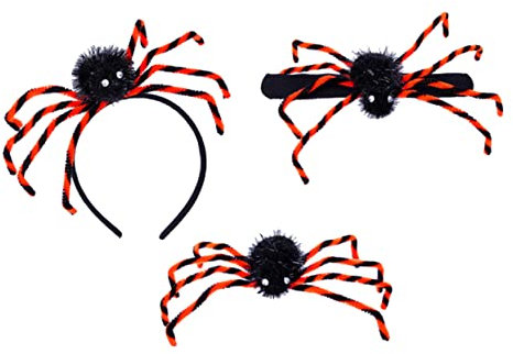 NOLITOY 3st Halloween Beat Hoop Buckle Brosche Uhrenarmbänder Kind Papa-kreis Kürbis Tuch