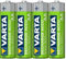 1X für Varta AA 800 mAH 1,2 V Solar Akku Mignon NiMh 56736 Bulk + 1X Akkubox zu Aufbewahrung von 4 STK. Mignon (AA) oder Micro (AAA) Batterien und Akkus mit Logo