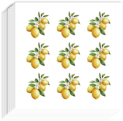 AHANDMAKER 180 Stück Selbstklebende Zitronenaufkleber. 0.82x0.94 Zoll Zitronen Scrapbook Papieraufkleber Obst Planer Aufkleber Aufkleber Für Scrapbooking Planer Kalender DIY Handwerk Party Decor