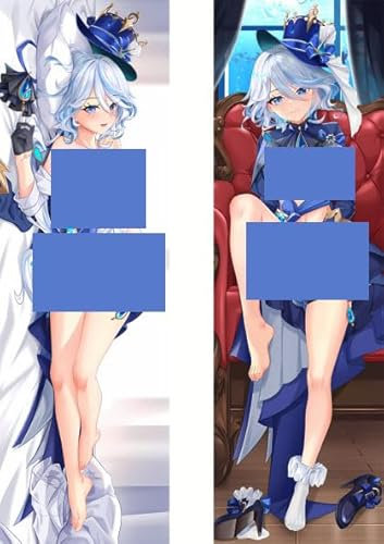 CSYKKL Für Genshin Impact Umarmungskissen Bezug Doppelseitige Muster Druck Pillowcase Manga Dakimakura Kissenhülle,Seitenschläferkissen Kissenbezug,Peachskin-60cm*180cm