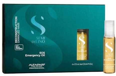 Alfaparf Milano Semi di Lino Reconstruction Reparative SOS Emergency Oil 6x13ml