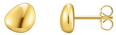 THOMAS SABO Ohrstecker 925 Sterlingsilber, 750 Gelbgold Vergoldung
