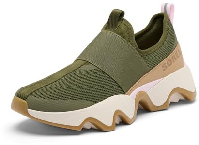 Sorel Femme Kinetic Impact II Strap Baskets d'hiver, Utility Green, Pink Dawn, 37.5 EU