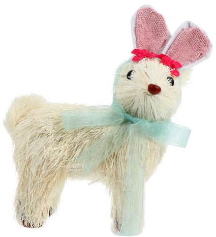 Garneck Niedliches Osterlamm Mit Hasenohren üsch Dekoration Handgemachtes Schaf Ornament üßes Für Zuhause Zufällige Fellfarbe Ostern Deko