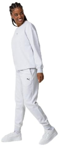 PUMA Womens Essentials Sweatpants Fl Cl Joggers Ice Grey Marl 16